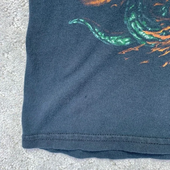 The Black Dahlia Murder T Shirt Size Medium Black Faded Band Graphic Grunge Y2k - Picture 4 of 11